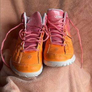 Girls Size 4 Basketball Shoes- worn indoor only